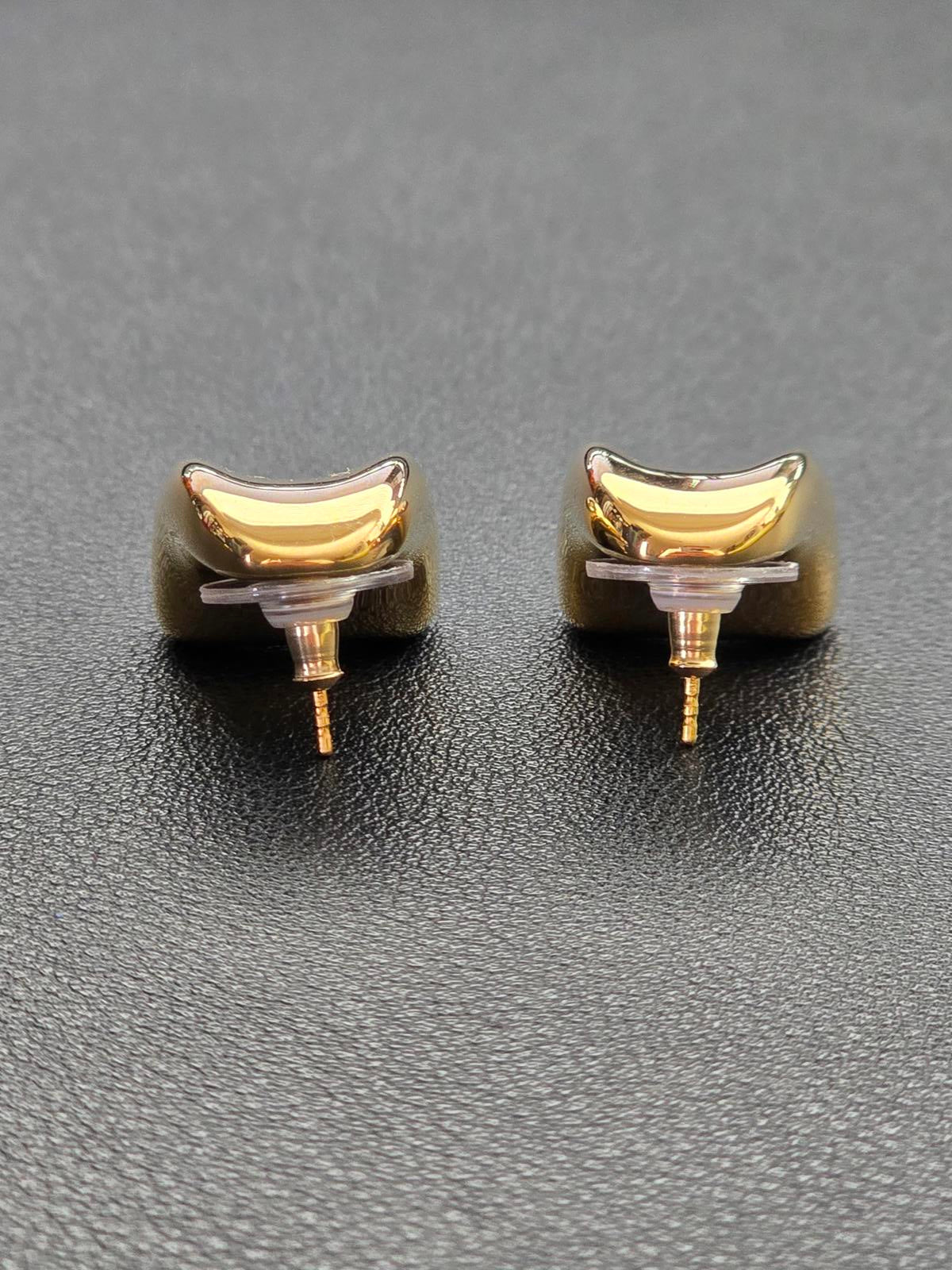 Chic Milor, Italian 14k Gold Earrings