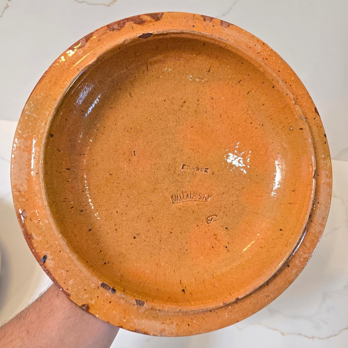 Vintage Vallauris Terracotta Daubiere/Lidded Casserole -Made in France