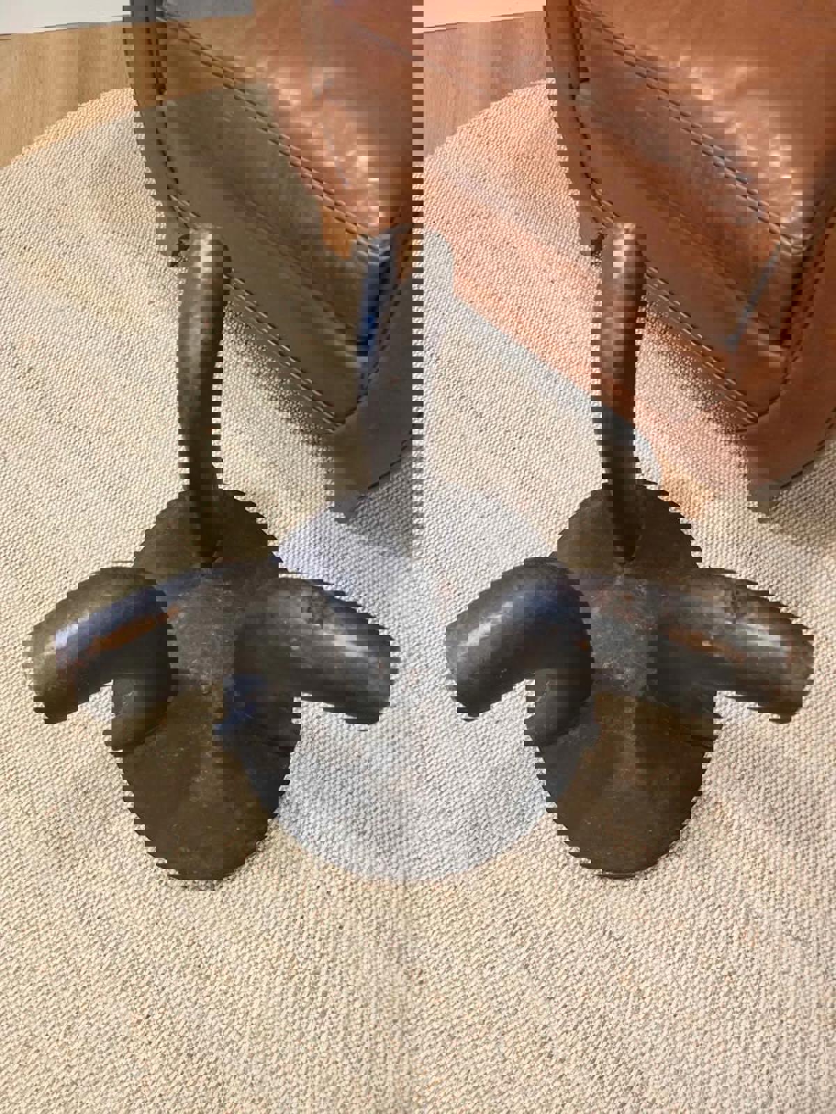 Antique Ethiopian Three-Legged Stool