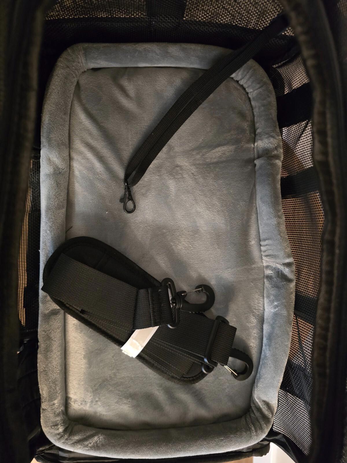 Petskd Airline Approved Top-Expandable Small Pet Carrier with Wheels