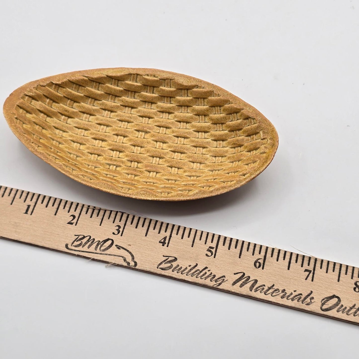 Handcrafted Studio Pottery Basket Weave Pattern - Set Of 3 Au Gratin Dishes