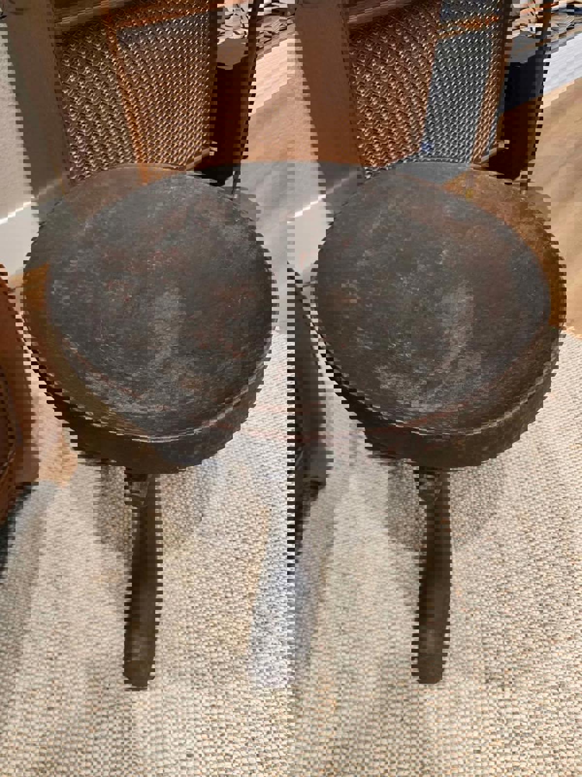 Antique Ethiopian Three-Legged Stool