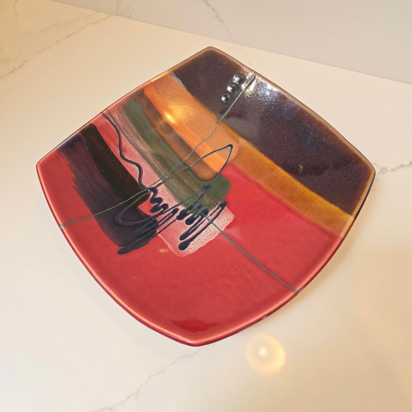 Studio Art Pottery- Dark Drama