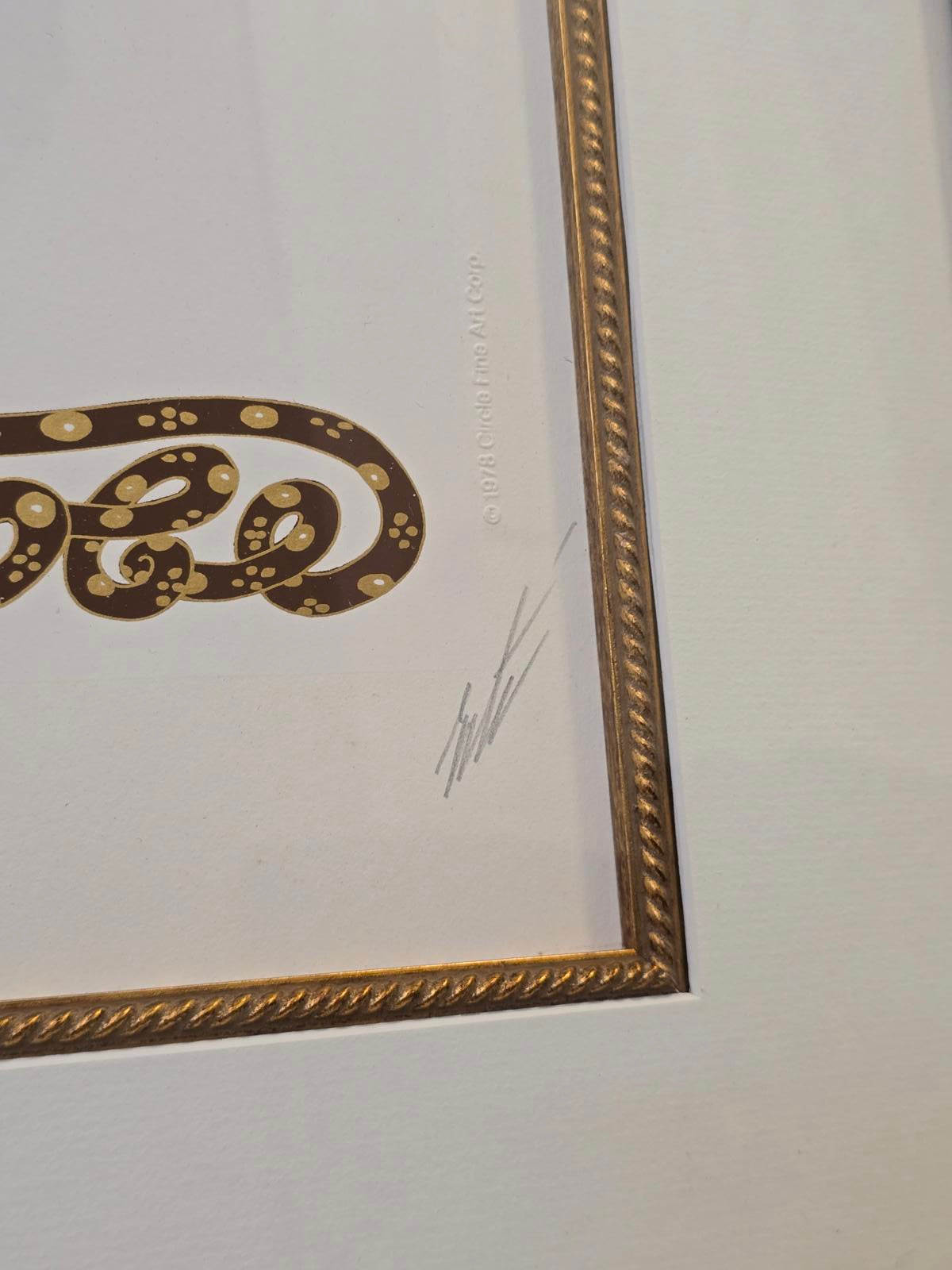 ERTÉ "The First Dress" Hand-signed Serigraph