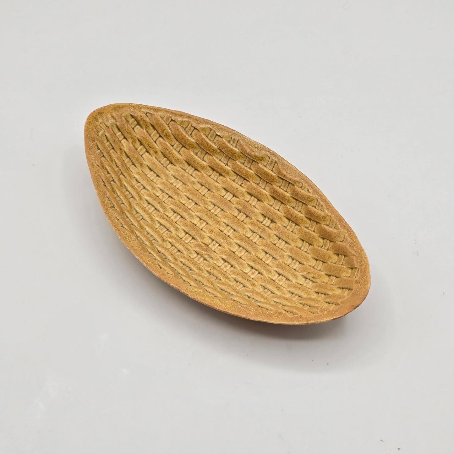 Handcrafted Studio Pottery Basket Weave Pattern - Set Of 3 Au Gratin Dishes