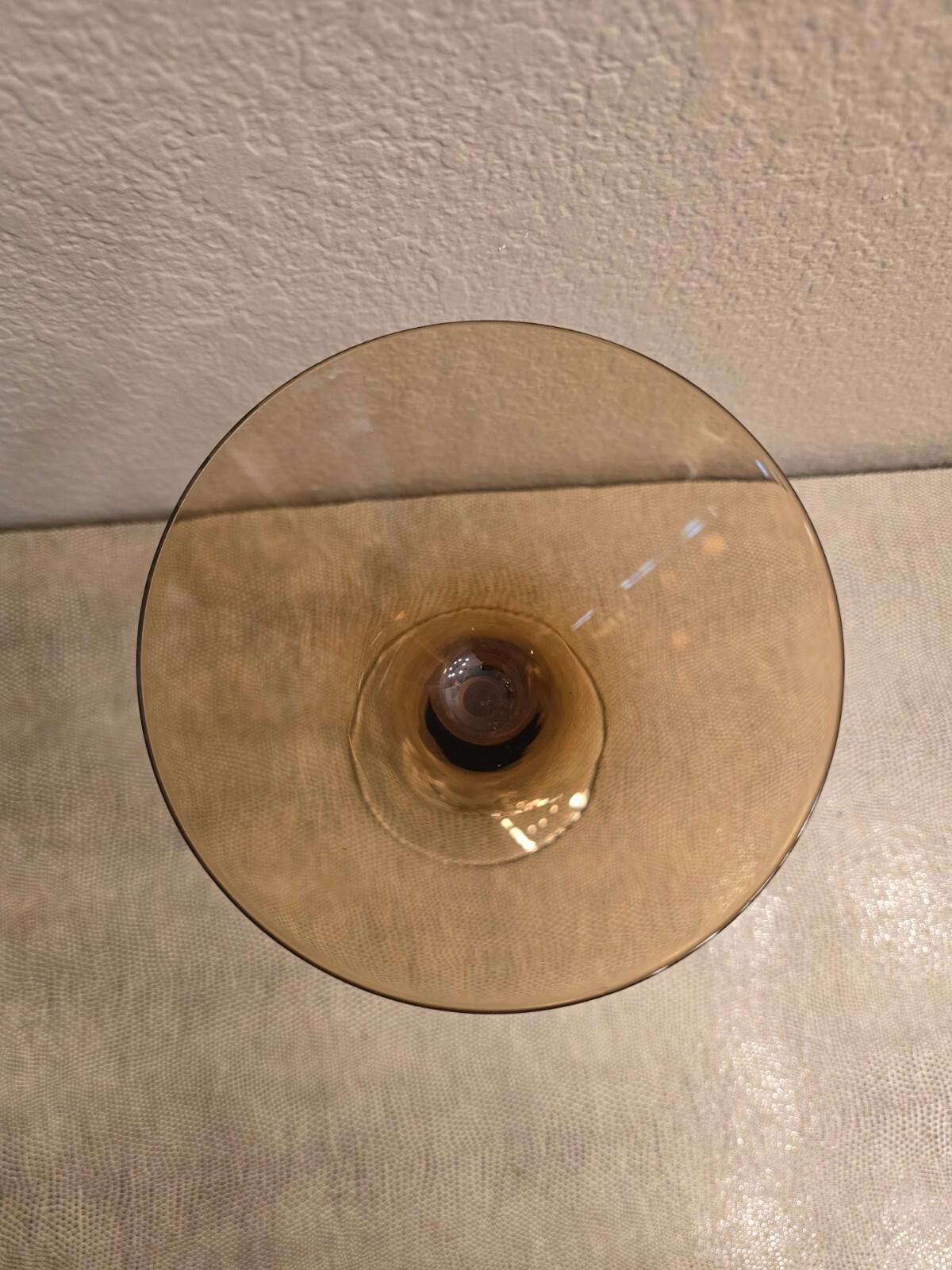 Brown Martini Glass