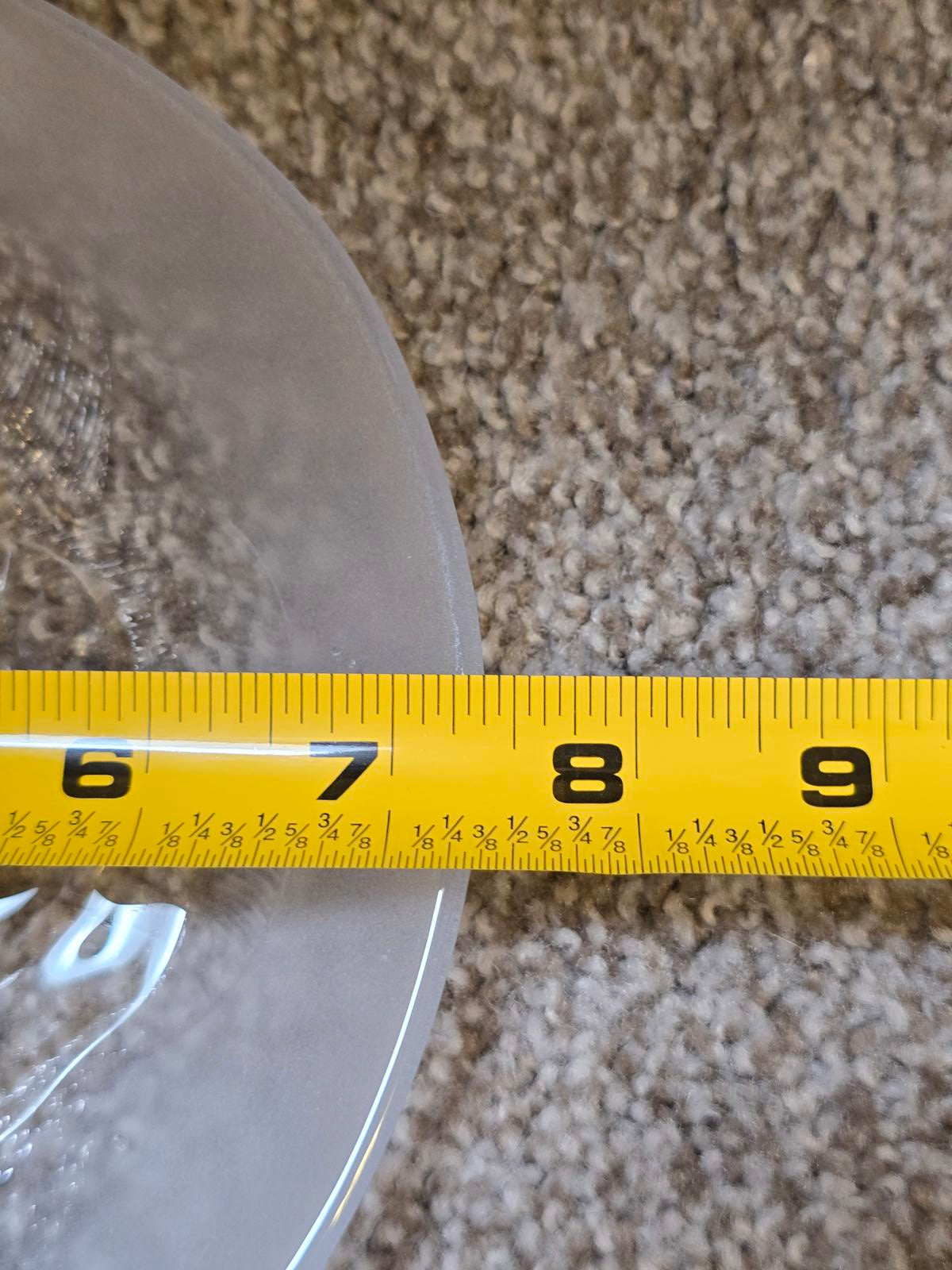 Vintage litalla Villiruuso, Wild Rose, Glass Dish