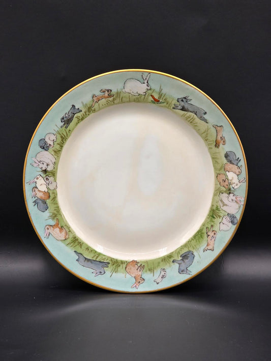 Vintage Hand-Painted Children's Luncheon Set