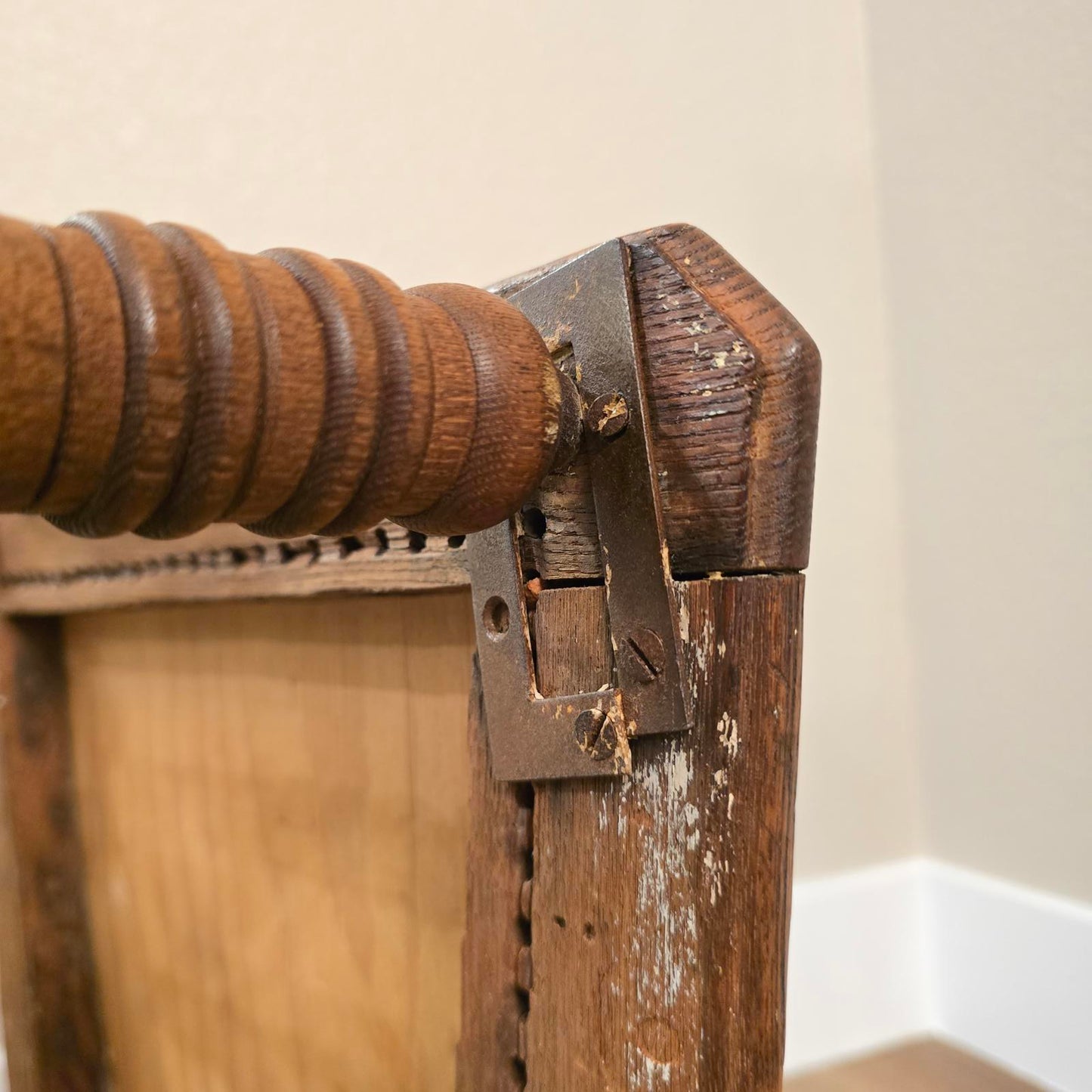 Antique Pressed Back, Victorian Accent Chair