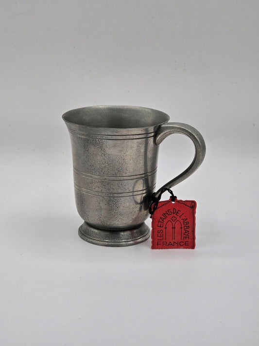 Solid French Pewter Pitcher