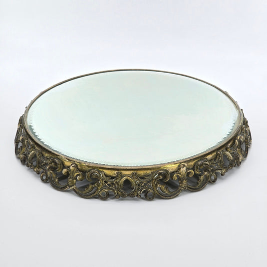 Antique/Vintage Mirrored Plateau Vanity or Centerpiece Tray
