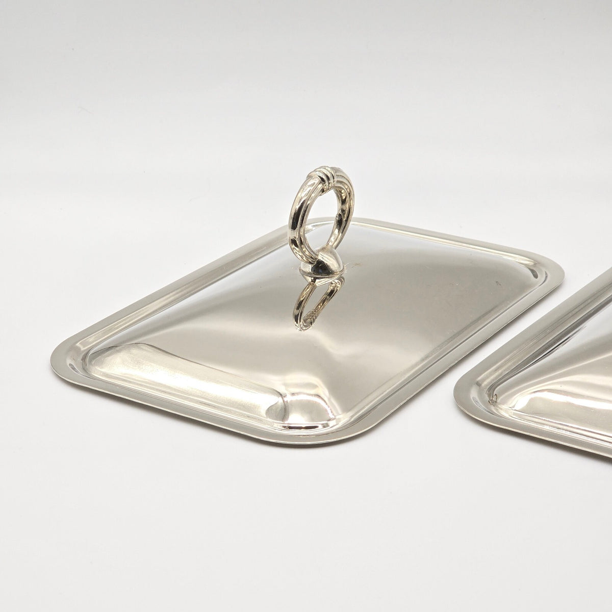 Vintage Silverplate Double Chafing Dish Buffet Warmer Stand Incomplete 18"