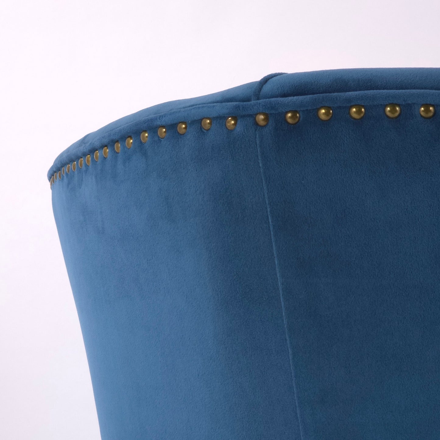 Contemporary/MCM World Market Peacock Blue "Quincy" Accent Chair