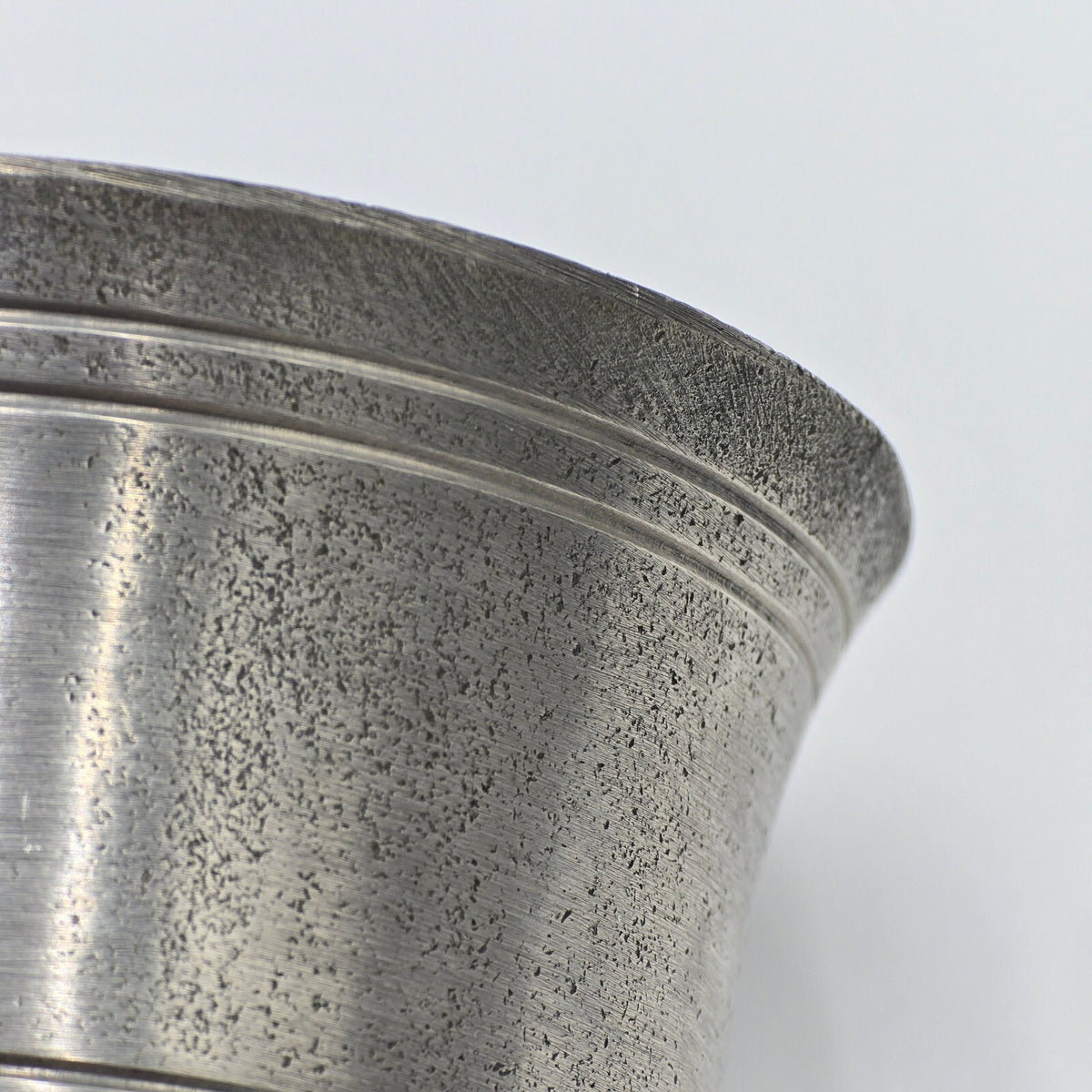 Vintage Les Etains de L'Abbaye French Pewter Pitcher Cup Mid-Century