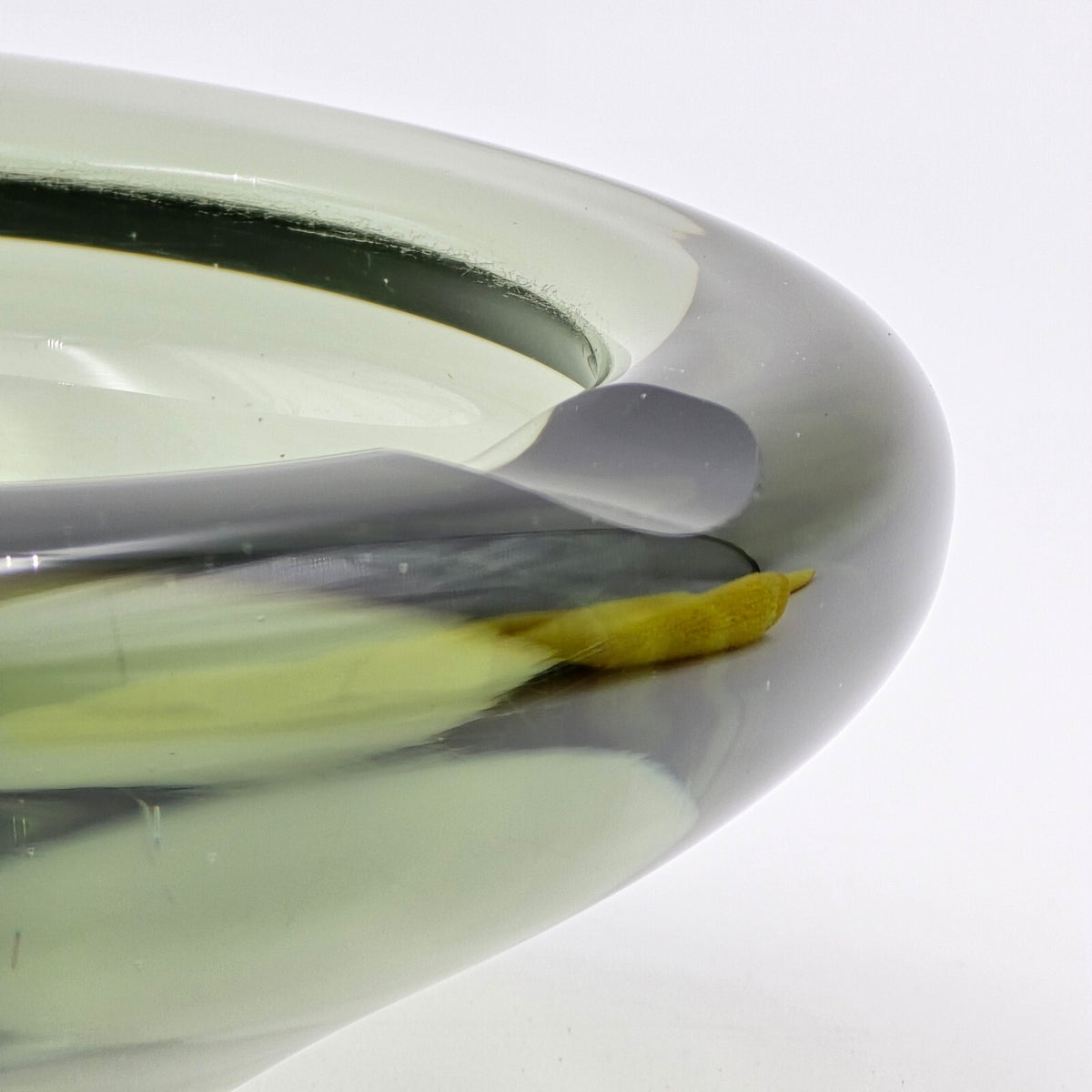Per Lütken for Holmegaard Modernist Glass Ashtray Bowl (c. 1960s)