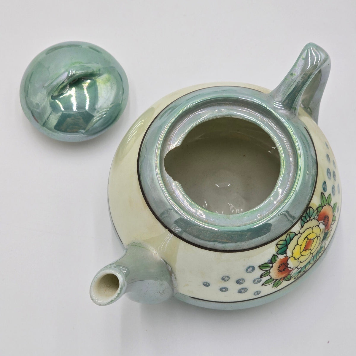 Vintage Japanese "The Little Hostess" Children's Lusterware Tea Set