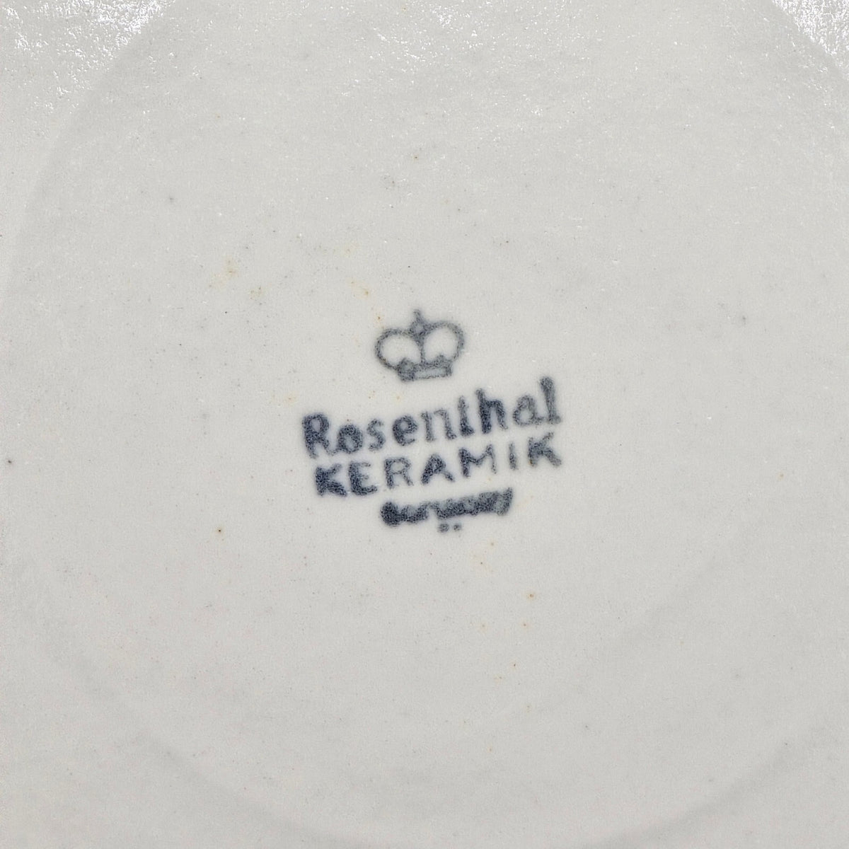 Vintage Rosenthal Keramik Yellow Crackle Glaze Serving Bowl Art Deco Germany