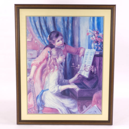 Pierre-Auguste Renoir "Two Young Girls at the Piano" Framed Print