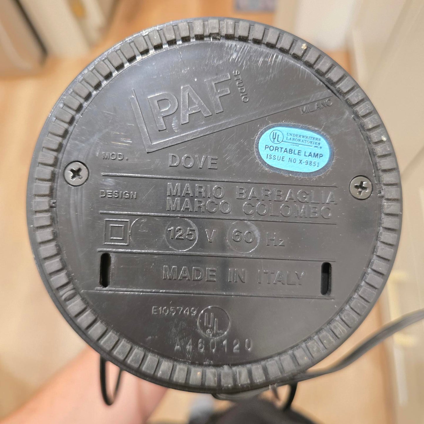 "Dove" Desk Lamp by Mario Barbaglia & Marco Colombo for PAF Studio