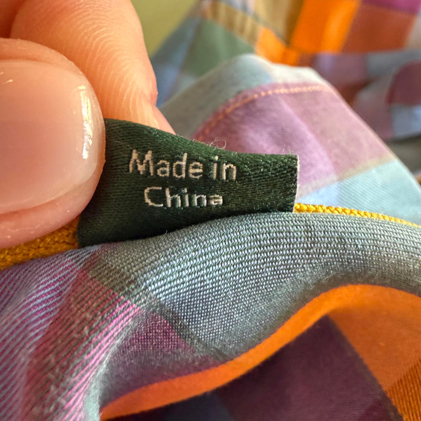 Robert Talbott Men's Multicolor Plaid Long Sleeve Shirt