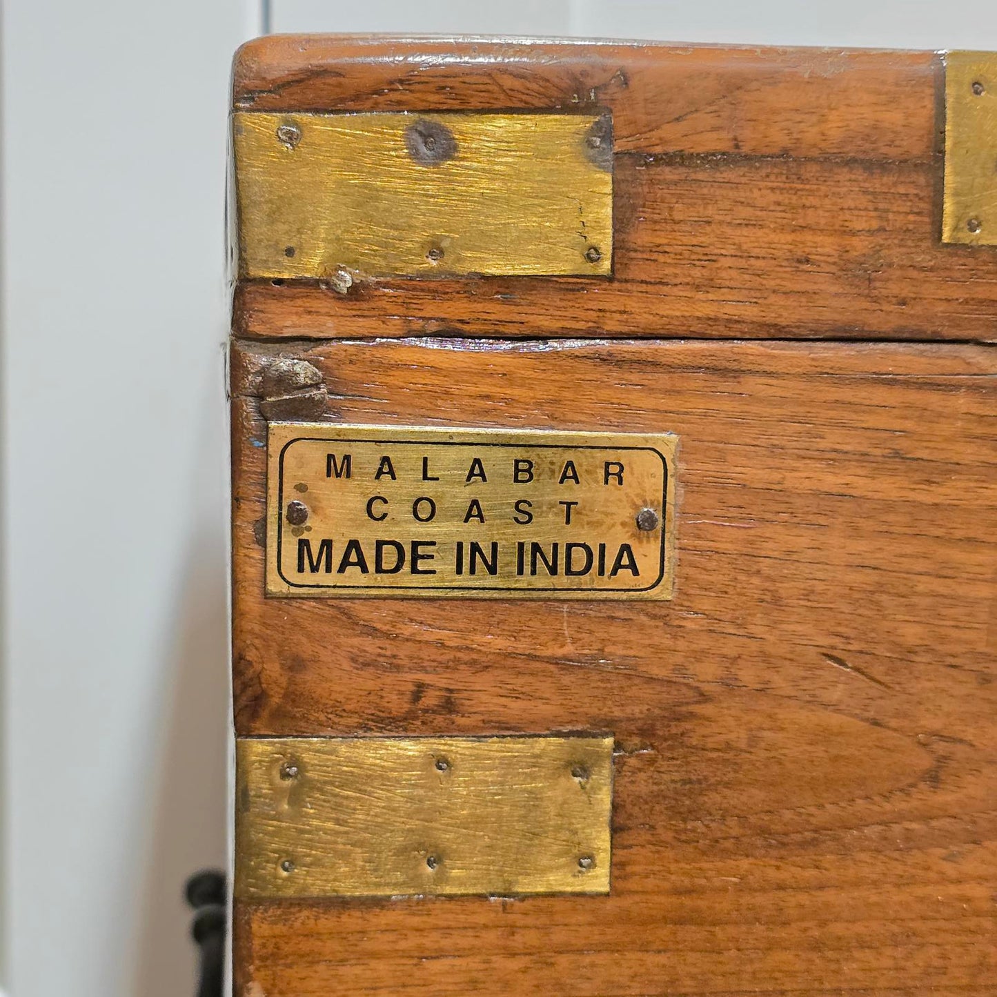 Vintage/Antique Campaign-Naval Travel Trunk