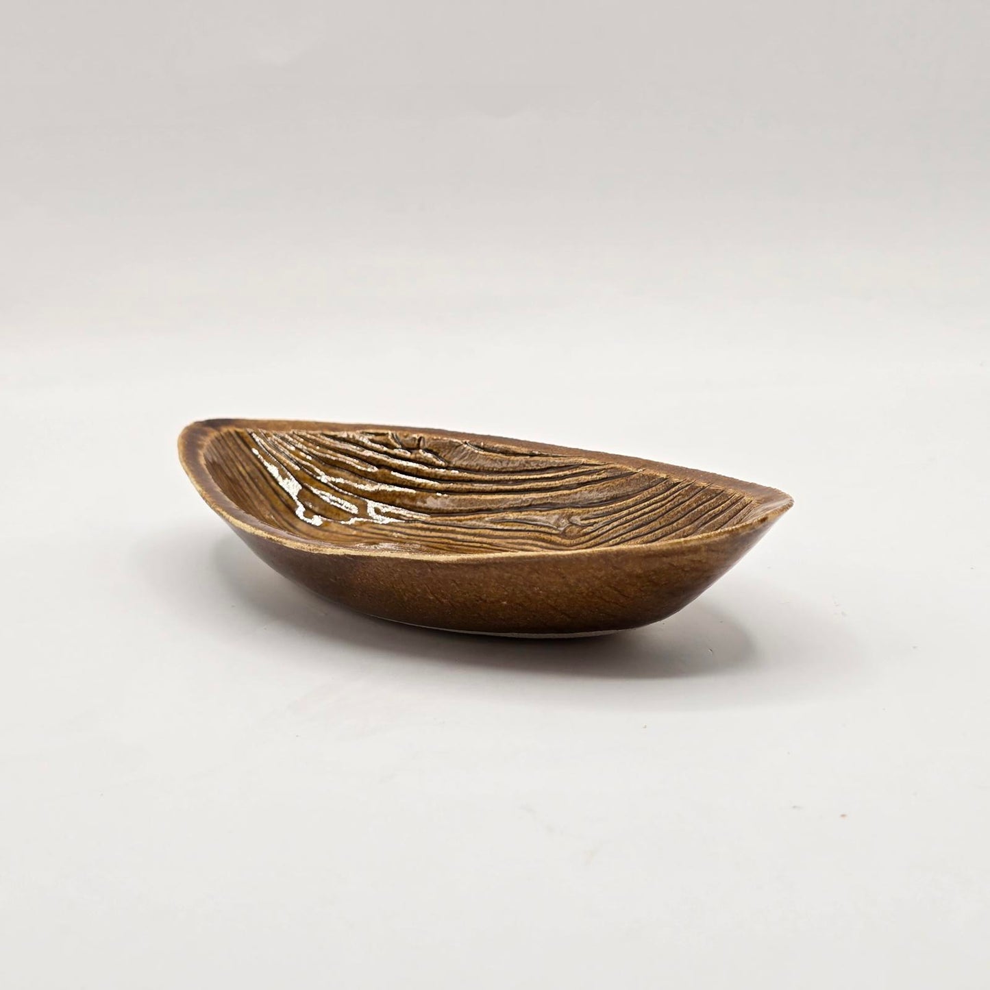 Handcrafted Studio Pottery Basket Weave Pattern - Set Of 3 Au Gratin Dishes