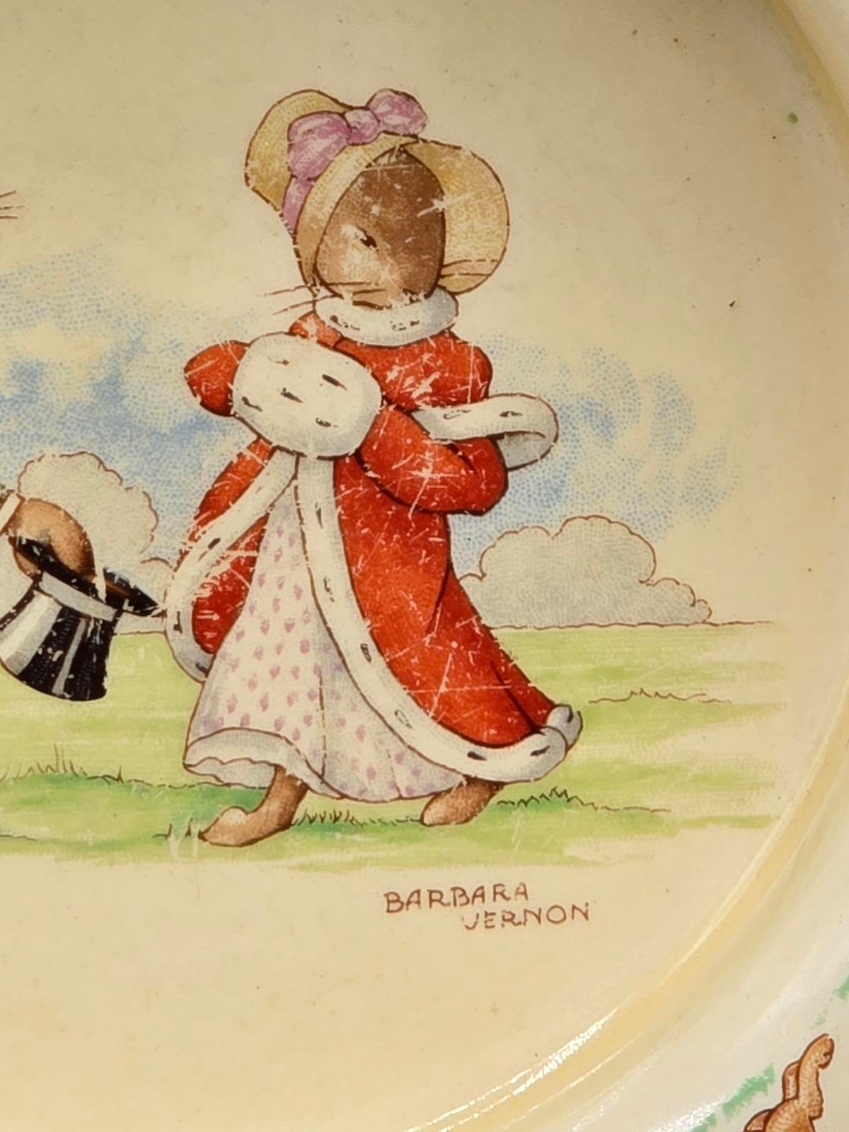 Vintage Royal Doulton Bunnykins Porridge Bowl by Barbara Vernon