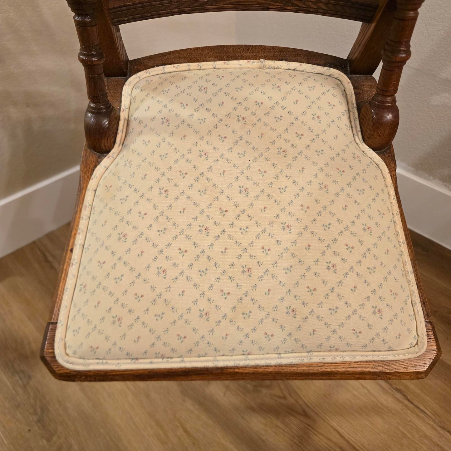 Antique Pressed Back, Victorian Accent Chair