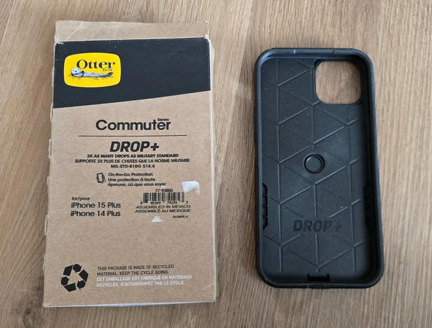 Otterbox Black iPhone 14/15 Plus Case