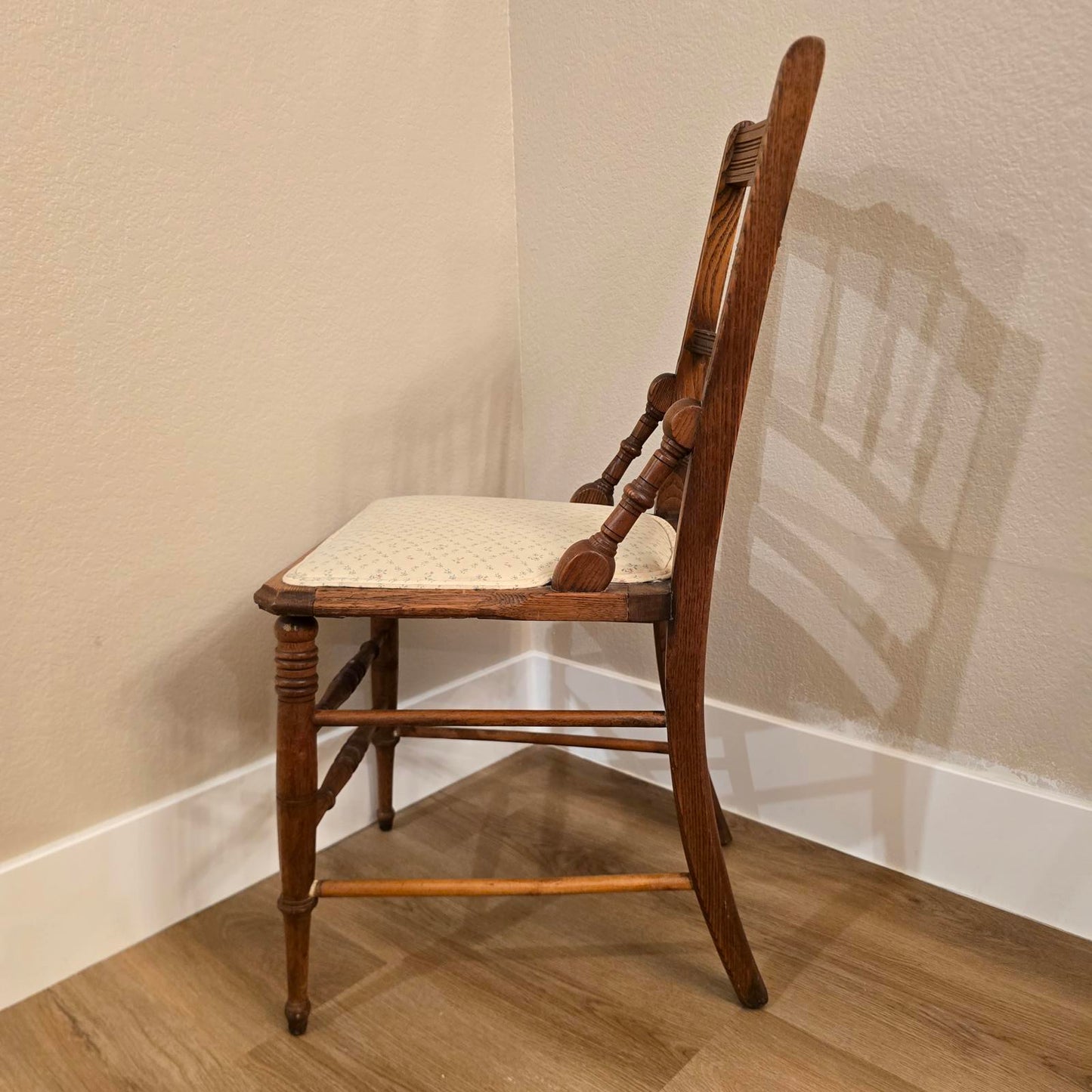 Antique Pressed Back, Victorian Accent Chair