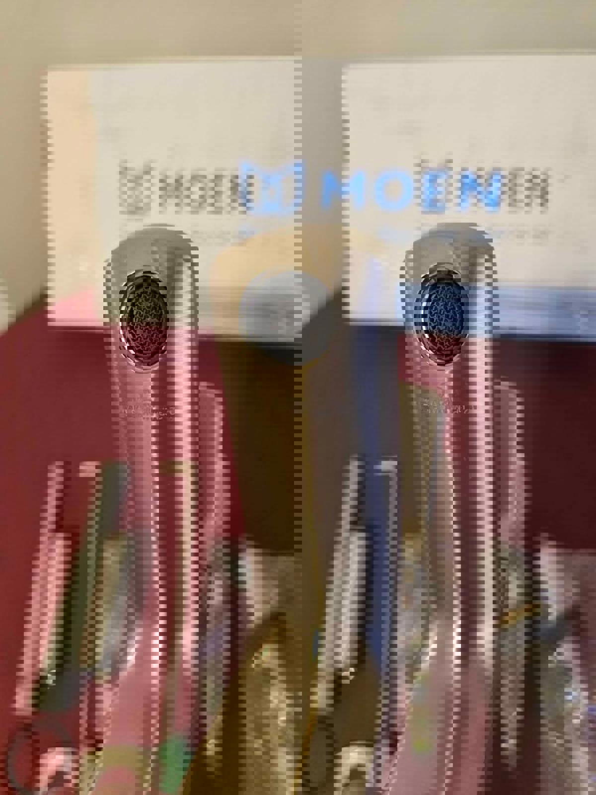 Modern Moen Rizon Brushed Nickel Bathroom Faucet