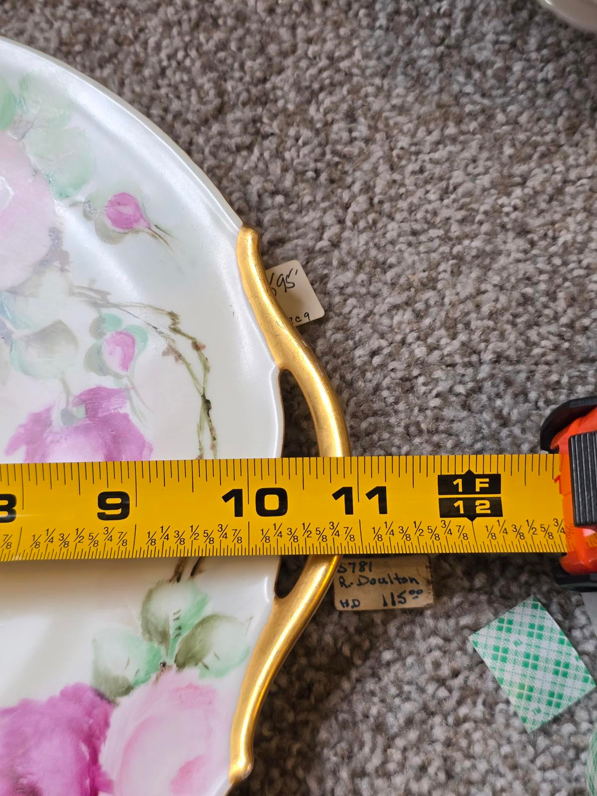 Antique Tressman and Vogt-T&V Hand-painted Limoge Decorative Dish