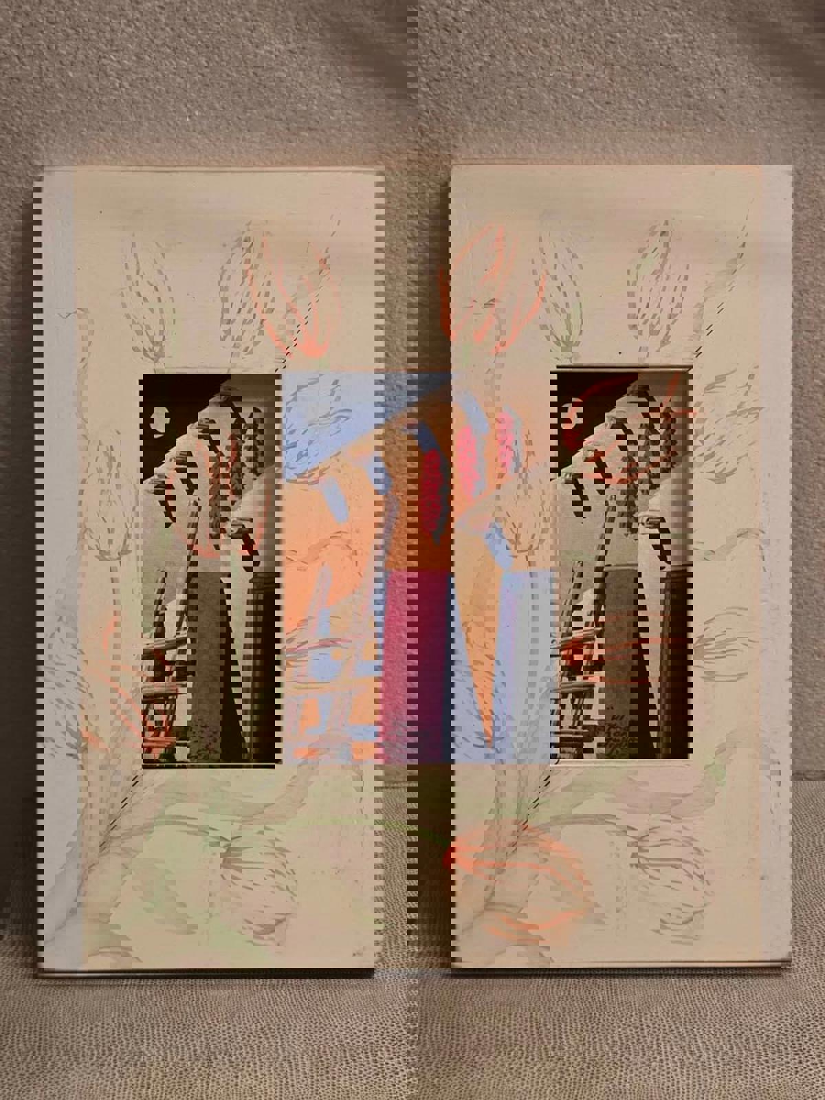 Geraldine Tso Original Painting on Paper-"Full Moon"