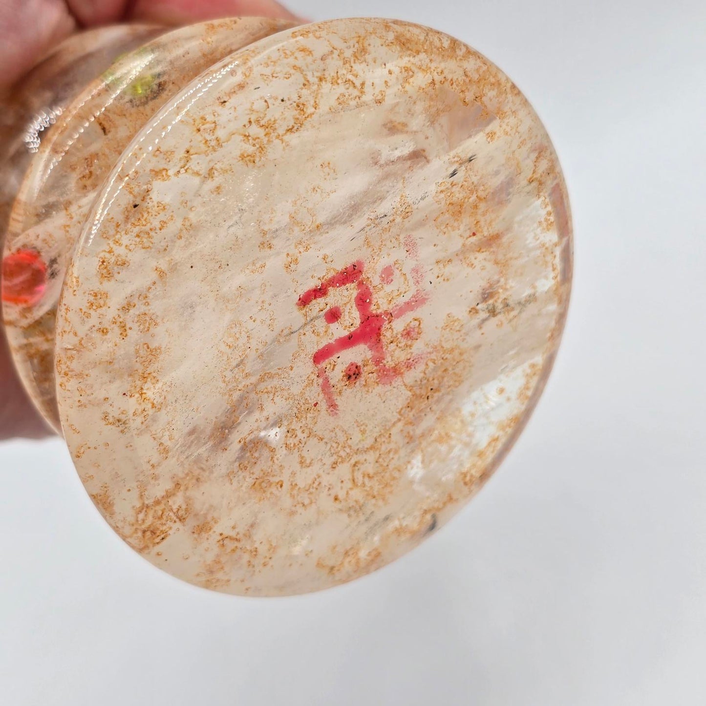 Vintage Tibetan Buddhist Crystal Stupa