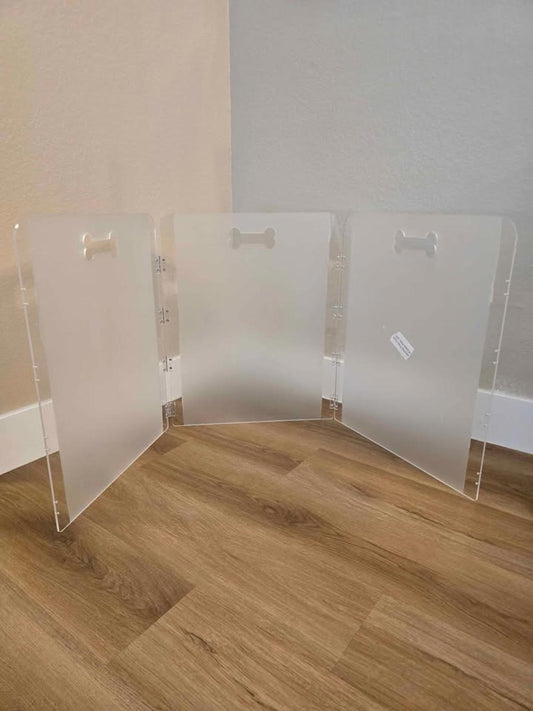 Acrylic 3 Panel Pet Gate