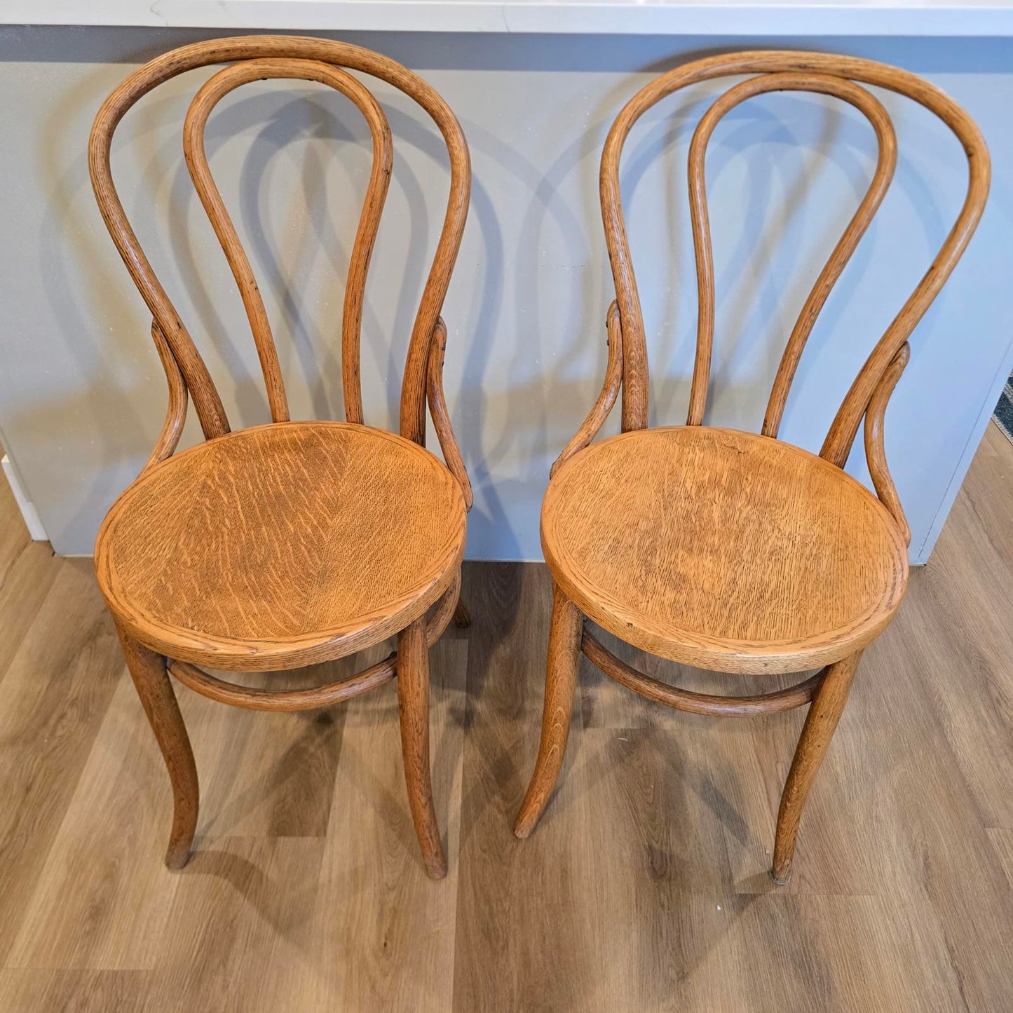 Antique Thonet-Style No 14 Bentwood Cafe Chairs