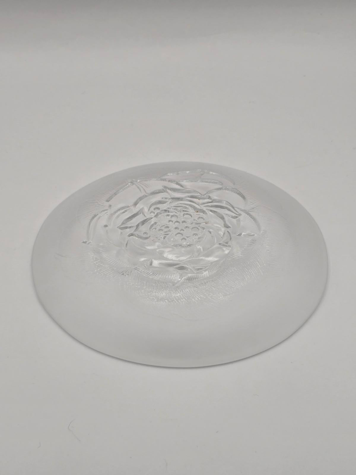 Vintage litalla Villiruuso, Wild Rose, Glass Dish