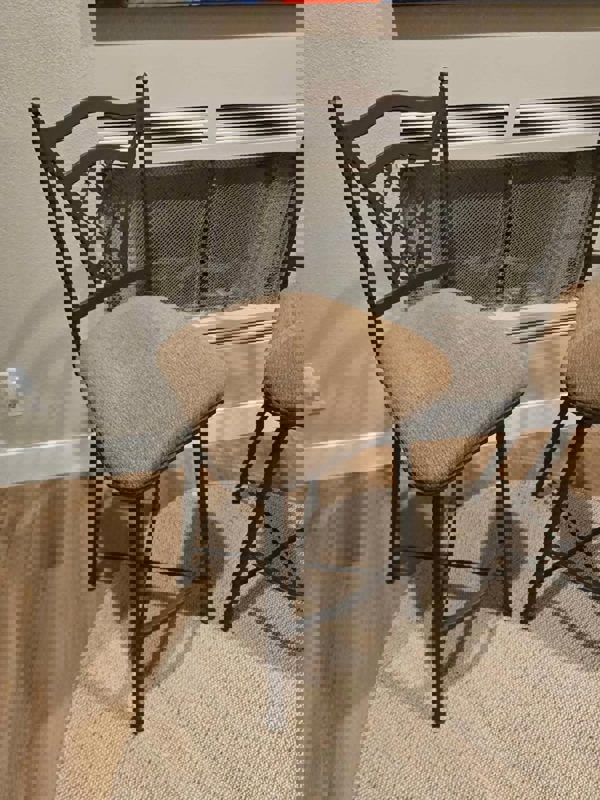 Minson Corporation Swivel Bar Height Stools - Set of 2