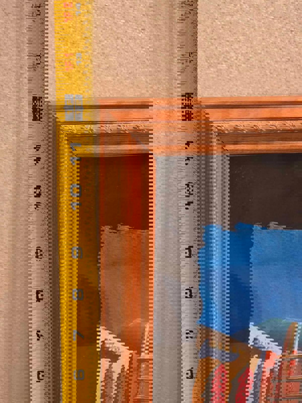 Geraldine Tso Original Painting on Paper-"Blue Day"