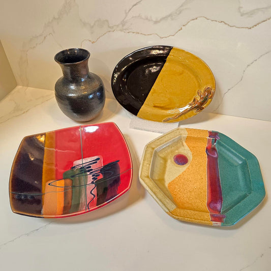 Studio Art Pottery- Dark Drama