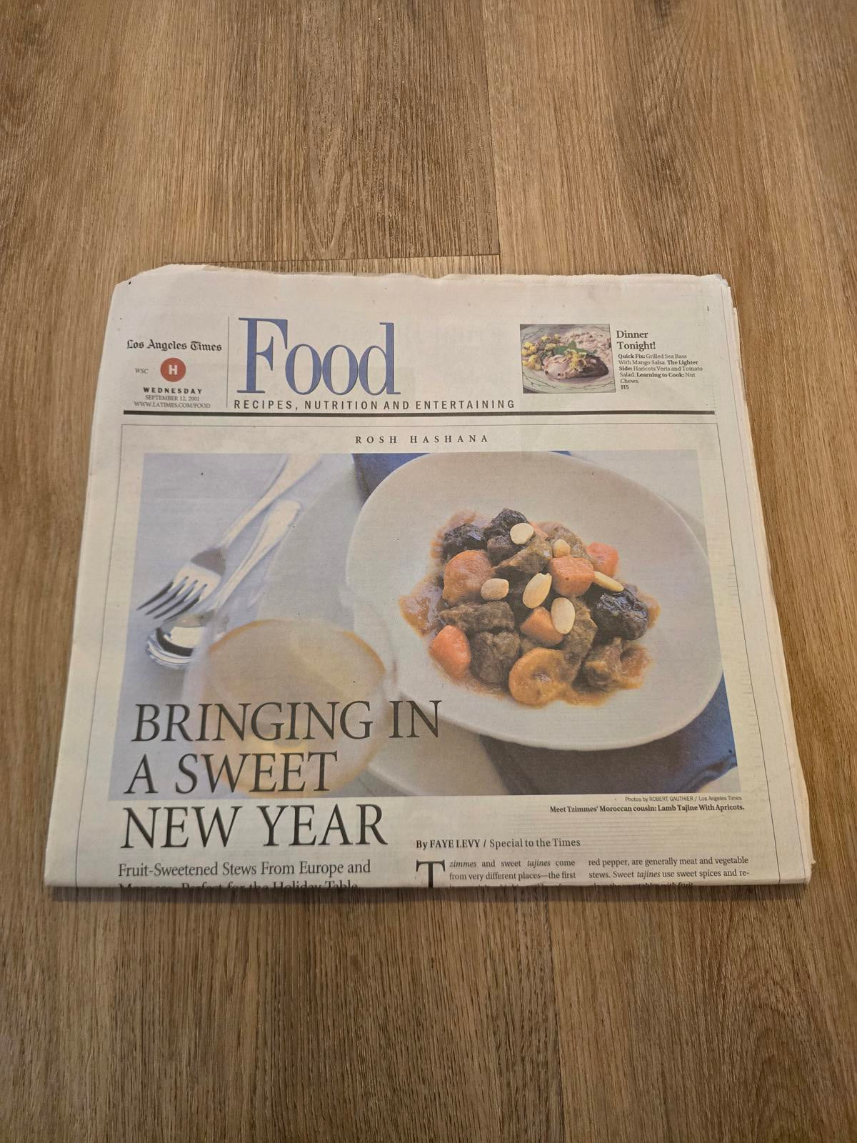 Los Angeles Times and USA Today- "Act of War" 9/12/2001