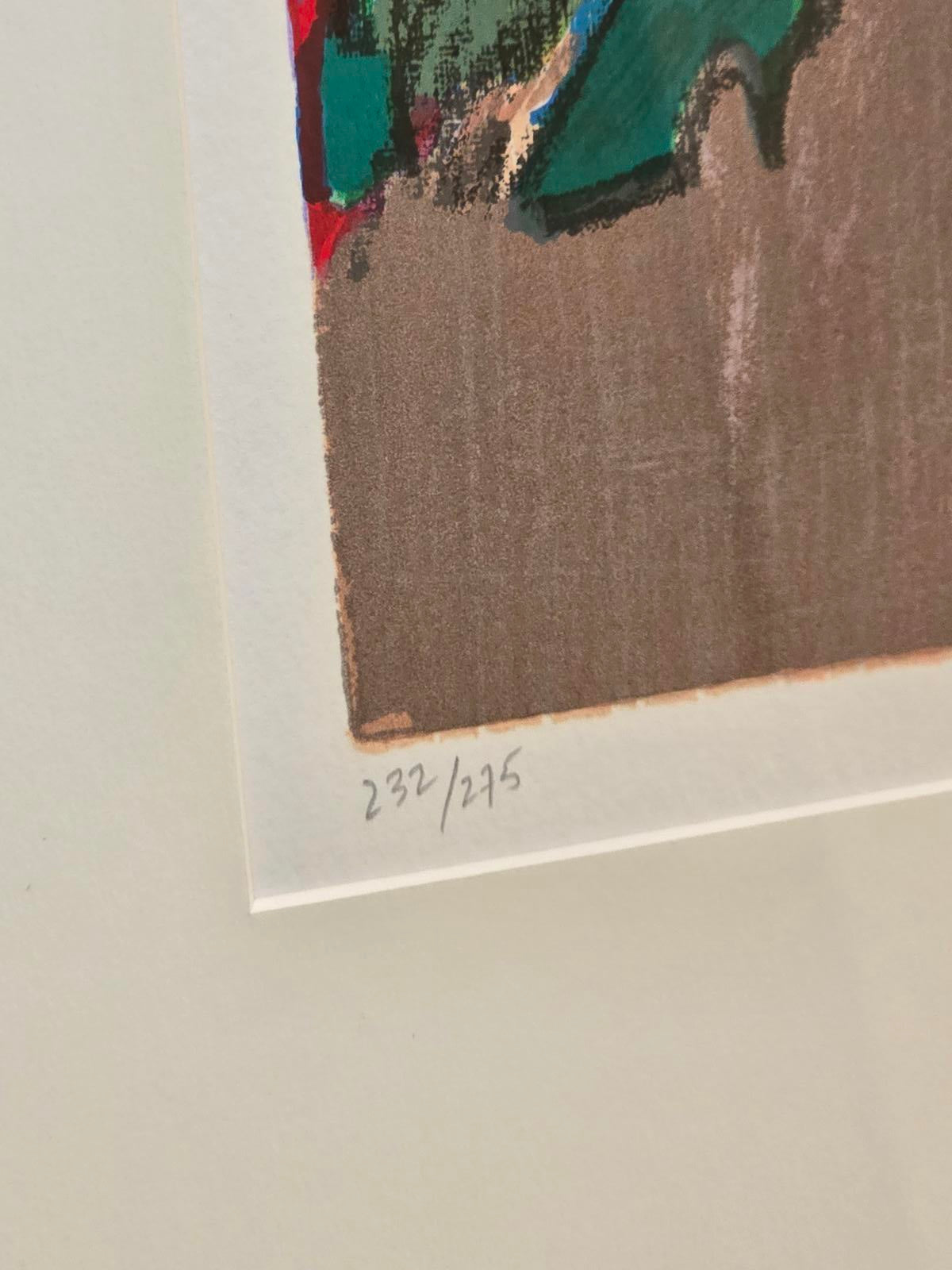 Isaac Maimon "City Cafes-Venice" Serigraph on Paper