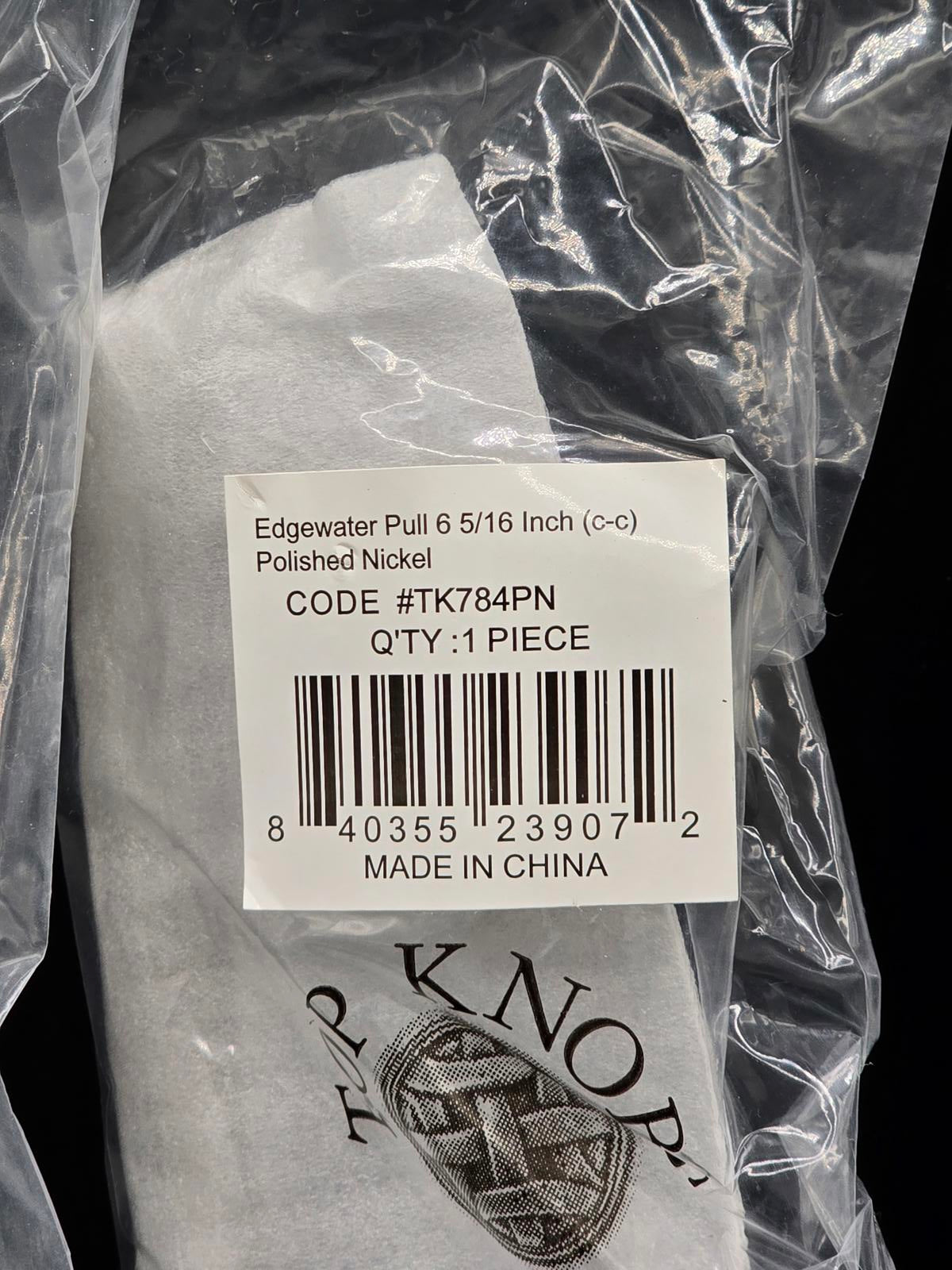 Top Knobs Edgewater Drawer Pulls-Polished Nickel