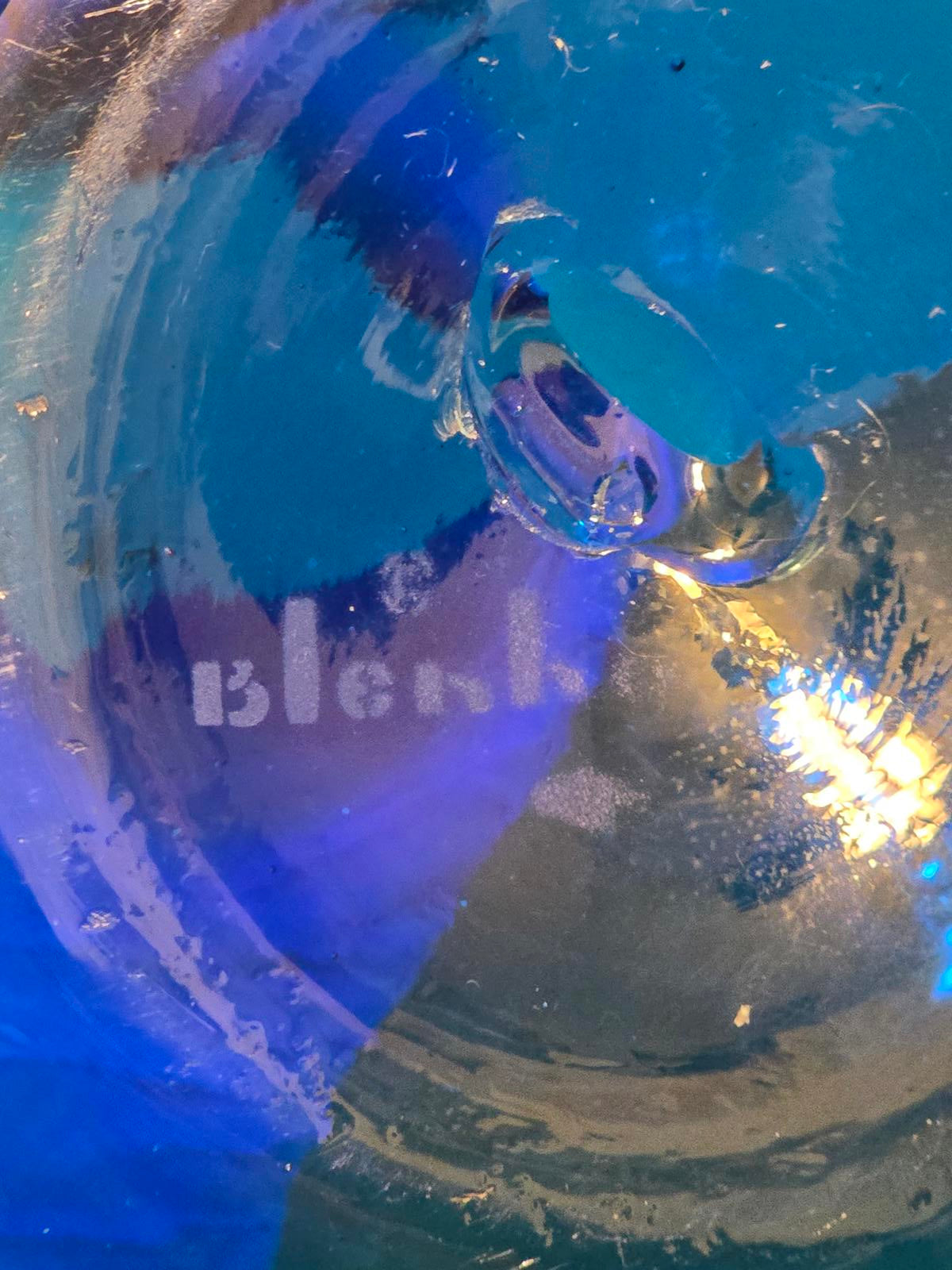 Rare Find! Vintage, Wayne Husted for Blenko "Shot Glass" Decanter