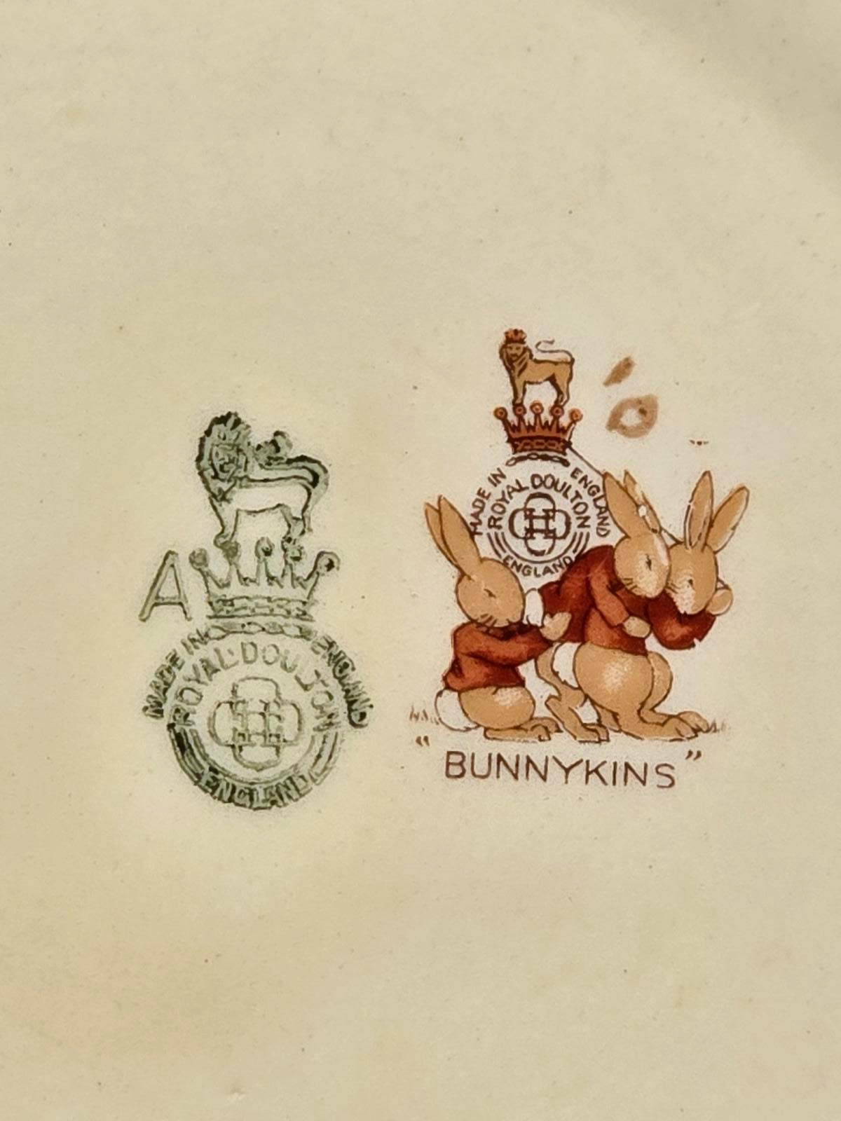 Vintage Royal Doulton Bunnykins Porridge Bowl by Barbara Vernon