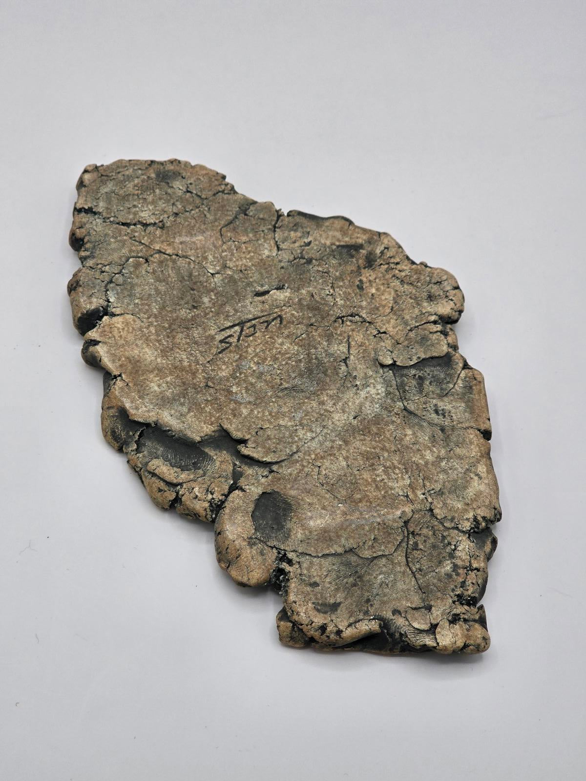 Iconic Stan Langtwait Pottery Lava Stone Pitcher and Stand