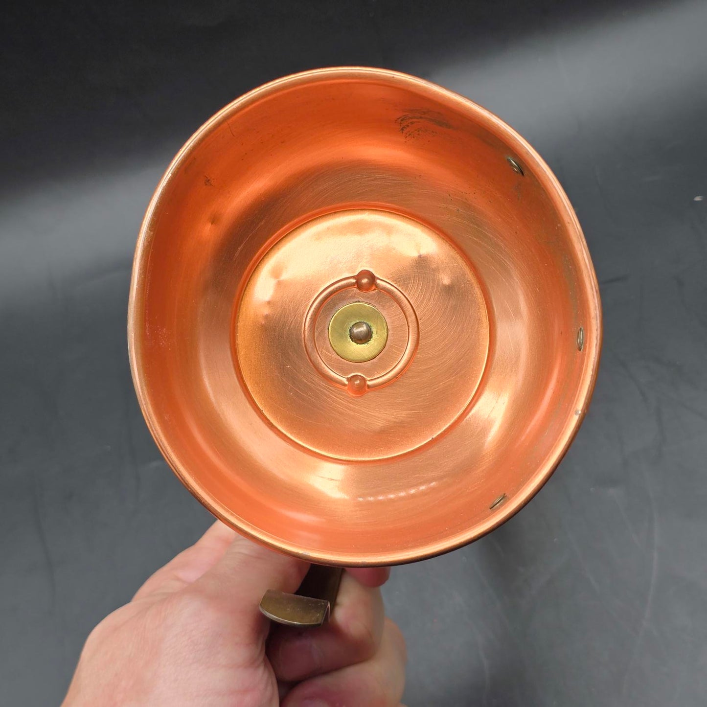 Vintage Coppercraft Guild Copper and Brass Chamber-Stick Candle Holders