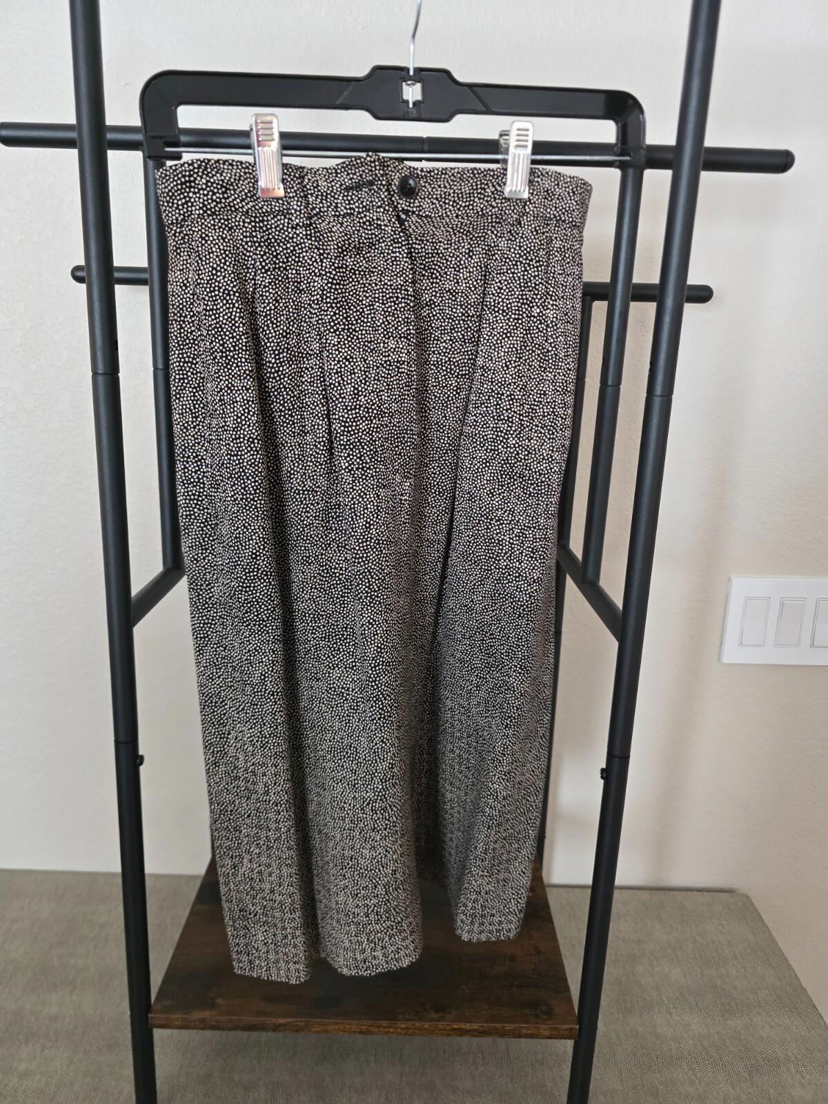 Vintage Designer Ann Klein Pure Silk Blouse and Skirt Ensemble - Size 4