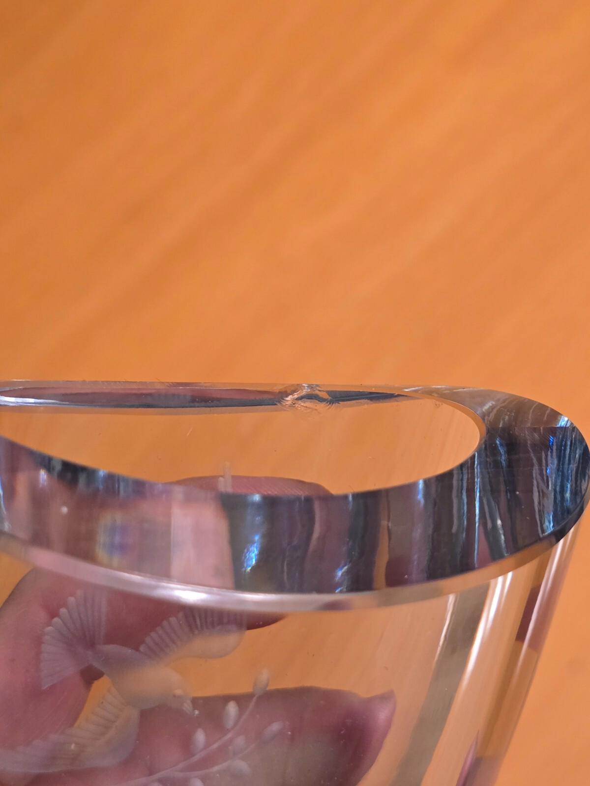 Strombergshyttan Swedish Handblown Crystal Piece