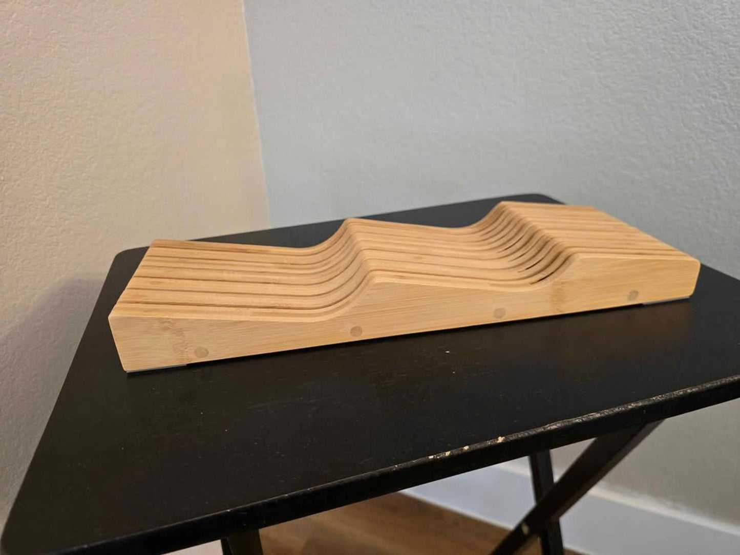 Bamboo In-Drawer Knife Block